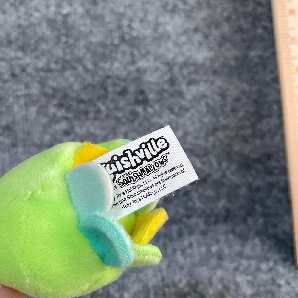SQUISHVILLE OCTOPUS GREEN WHITE MICRO SV STUFFED PLUSH TOY